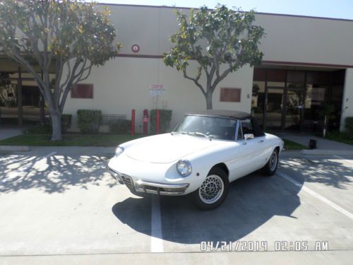 1969 alfa romeo duette ,boat tail,california car ,very nice ,no reserve .