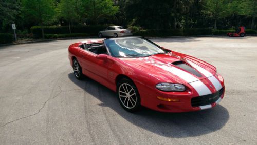 2002 chevrolet camaro z28 ss 35th anniversary convertible 2-door 5.7l