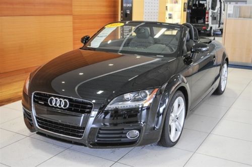 Low miles triple black heated seats leather convertible 1 owner quattro