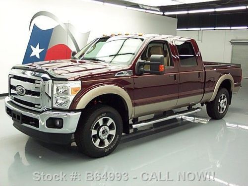 2011 ford f-250 lariat crew 4x4 6-pass leather rear cam texas direct auto