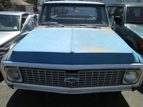 1971 chevy c20 350 v8 4 speed, barn find, complete as shown, rolling $ave!!