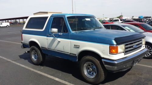 1990 ford bronco xlt sport utility 2-door 5.0l