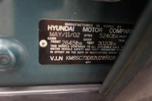 2002 HYUNDAI SANTA FE 4WD 80+PHOTOS SEE DESCRIPTION WOW MUST SEE!!, image 48