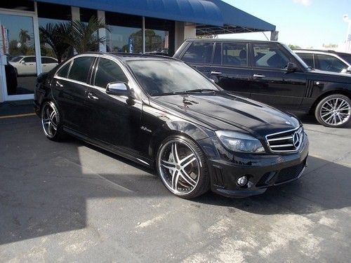 2009 mercedes-benz c63 amg base sedan 4-door 6.3l