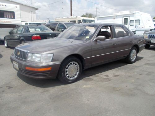 1990 lexus ls400, no reserve