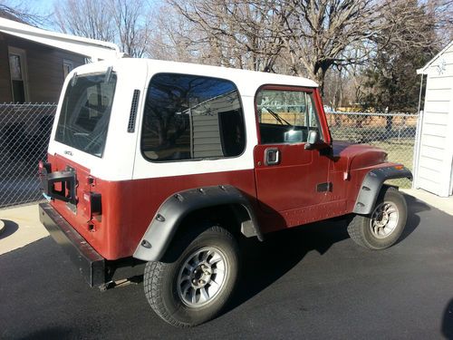 1987 jeep yj 258 4.2l inline v6-only 51,418 original miles! no rust!