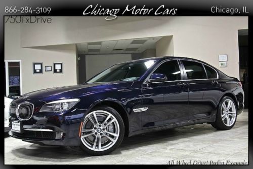 2012 bmw 750i xdrive sedan $96k+msrp driver assistance luxury seating loaded wow