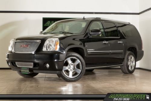 2007 gmc yukon denali xl awd black navigation rear dvd