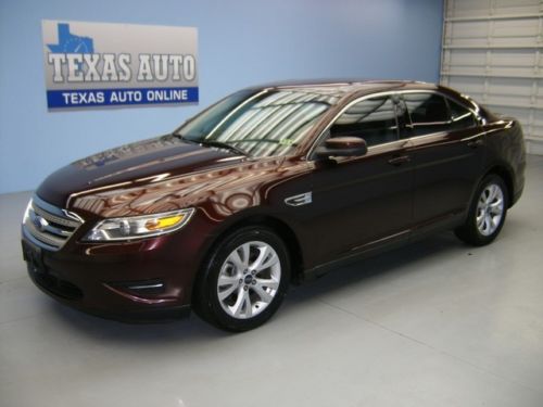 We finance!!!  2010 ford taurus sel sedan auto wood grain a/c cd texas auto