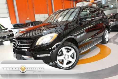 14 mercedes ml350 premium 1 sport 14k 1 owner navigation rear cam keyless roof