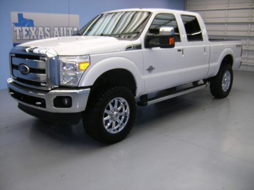 We finance!!!  2011 ford f-250 lariat 4x4 6.7l diesel fx4 roof nav texas auto