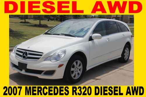 2007 mercedes r320 cdi turbo diesel,pano roof,pearl white