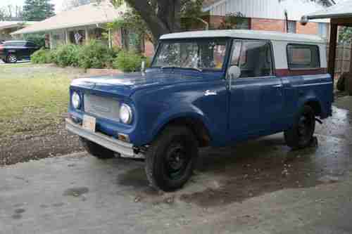 1967 INTERNATIONAL SCOUT U.S. POSTAL SERVICE UNIT /  40 YEARS IN STORAGE, image 3