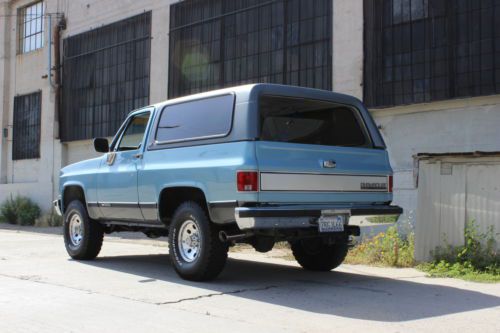 1989 chevrolet k5 blazer fuel injection silverado edition