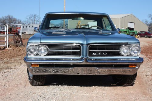 1964 gto hardtop with original build sheet