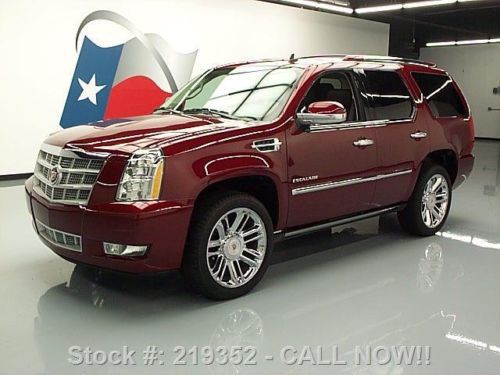 2011 cadillac escalade platinum sunroof nav dvd 26k mi texas direct auto