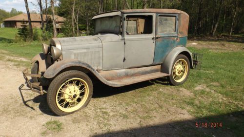 1929 model a ford fordor leatherback briggs body