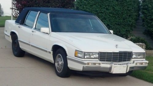 1991 blue on white sedan deville in good condition