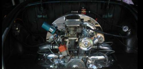 Beautiful Blue Color VW Karmann Ghia Coupe with Custom sound and interior, image 3