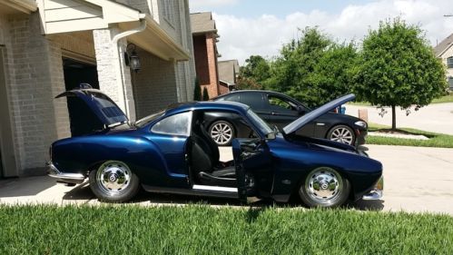 Beautiful Blue Color VW Karmann Ghia Coupe with Custom sound and interior, image 5