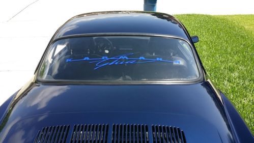 Beautiful Blue Color VW Karmann Ghia Coupe with Custom sound and interior, image 7