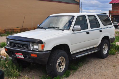 1991 excellent toyota 4 runner - colorado -  needs new alternator belt  - no res