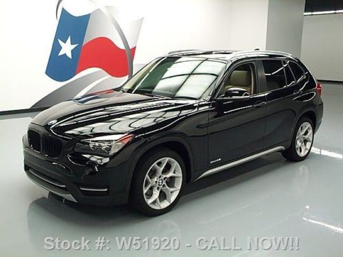 2014 bmw x1 sdrive 28i xline prem pano sunroof dvd 12k texas direct auto