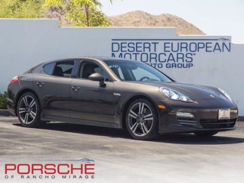 2011 porsche panamera 4 carbon grey black bose xm camera nav