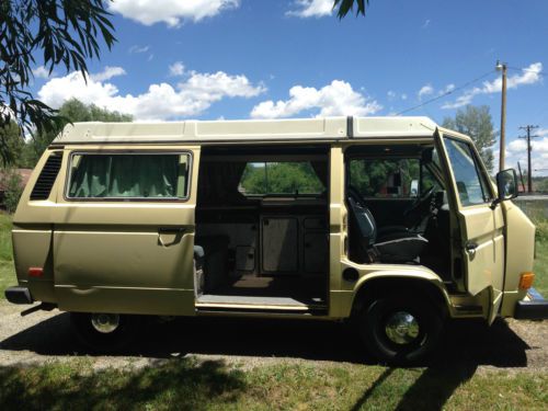 1981 westfalia camper van by volkswagon