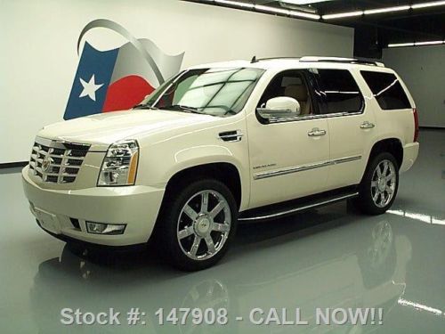 2010 cadillac escalade lux sunroof nav dvd 22&#039;s 45k mi texas direct auto