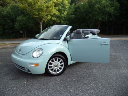 2005 beetle convertible gls 97k miles! new timing belt! leather! clean 2004 2006