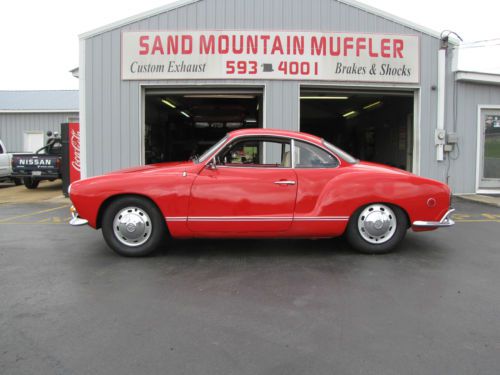 1968 vw karmann ghia coupe southern car rust free &#034;low miles&#034; low reserve