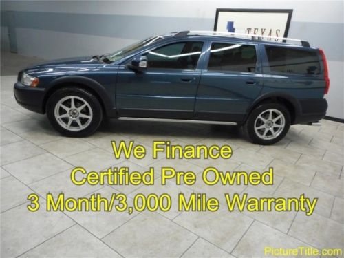 07 volvo xc70 awd tv dvd leather heated seats sunroof warranty we finance texas