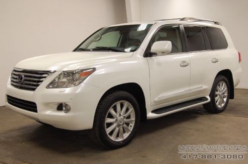 2011 lexus lx 570 dvd navigation leather pearl white