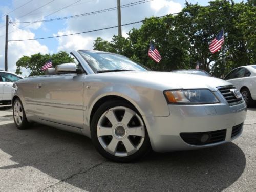 06 audi a4 1.8t convertible turbocharged leather xenons low miles extra clean