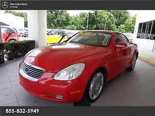 2004 lexus sc 430 2dr convertible cruise control traction control alloy wheels