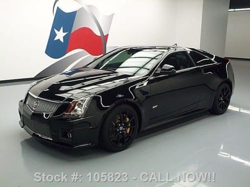 2012 cadillac cts-v coupe auto sunroof recaro nav 28k texas direct auto