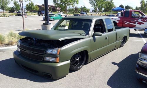 2006 chevy sliverado bagged &amp; body dropped custom air ride