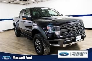 13 f150 raptor, heated/cooled leather, navi, sunroof, sync, clean 1 owner!