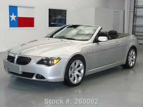 2004 bmw 645ci convertible sport smg nav paddle shift texas direct auto