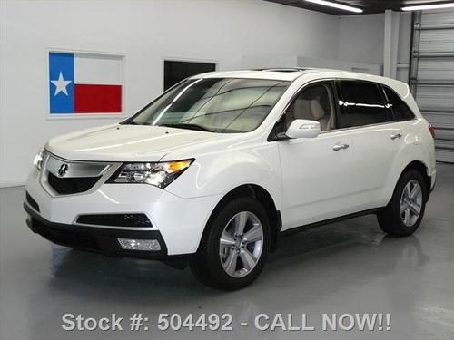 2012 acura mdx awd sunroof nav rear cam htd leather 5k texas direct auto