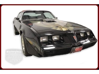 79 pontiac trans am / 6.6 litre 403ci/185hp / automatic / black on black