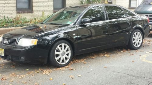 Sharp black audi a6 2.7t s-line awd bi turbo package s line package