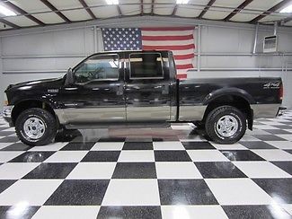 Crew cab 7.3 power stroke diesel 2 owner leather rare loaded rear camera extra&#039;s
