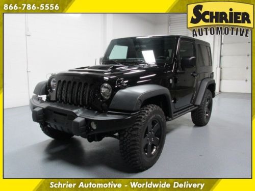 12 jeep wrangler cod mw3 black 4x4 infinity sound heated leather 3 piece top