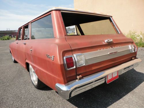 1965 nova stationwagon heidts front suspension coilovers currie wagon rat rod