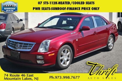 07 sts-112k-heated/cooled seats-pwr seats-sunroof-finance price only