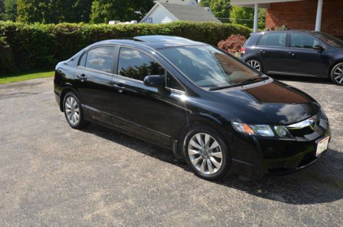 2010 honda civic ex black one owner