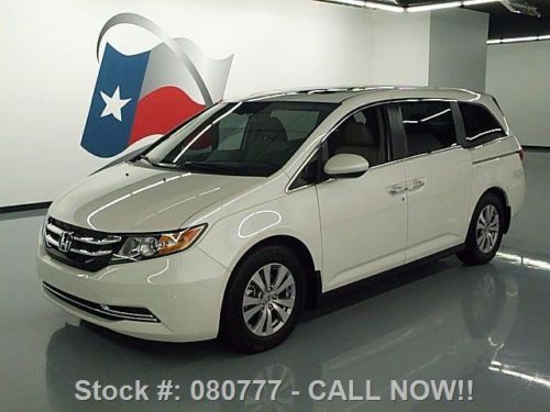 2014 honda odyssey ex-l sunroof leather rear cam 5k mi texas direct auto