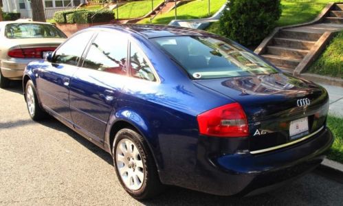 1999 audi a6 quattro 2.8l sedan, leather, recent tires and catalytic converter